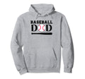 Baseball Dad Birthday And Fathers Day Hoodie - Graphic Print Men Women - T-Shirt, Sweatshirt, Hoodie