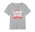 Loud And Proud Baseball Dad Fan Supporter T-Shirt - Graphic Print Unisex - T-Shirt, Sweatshirt, Hoodie