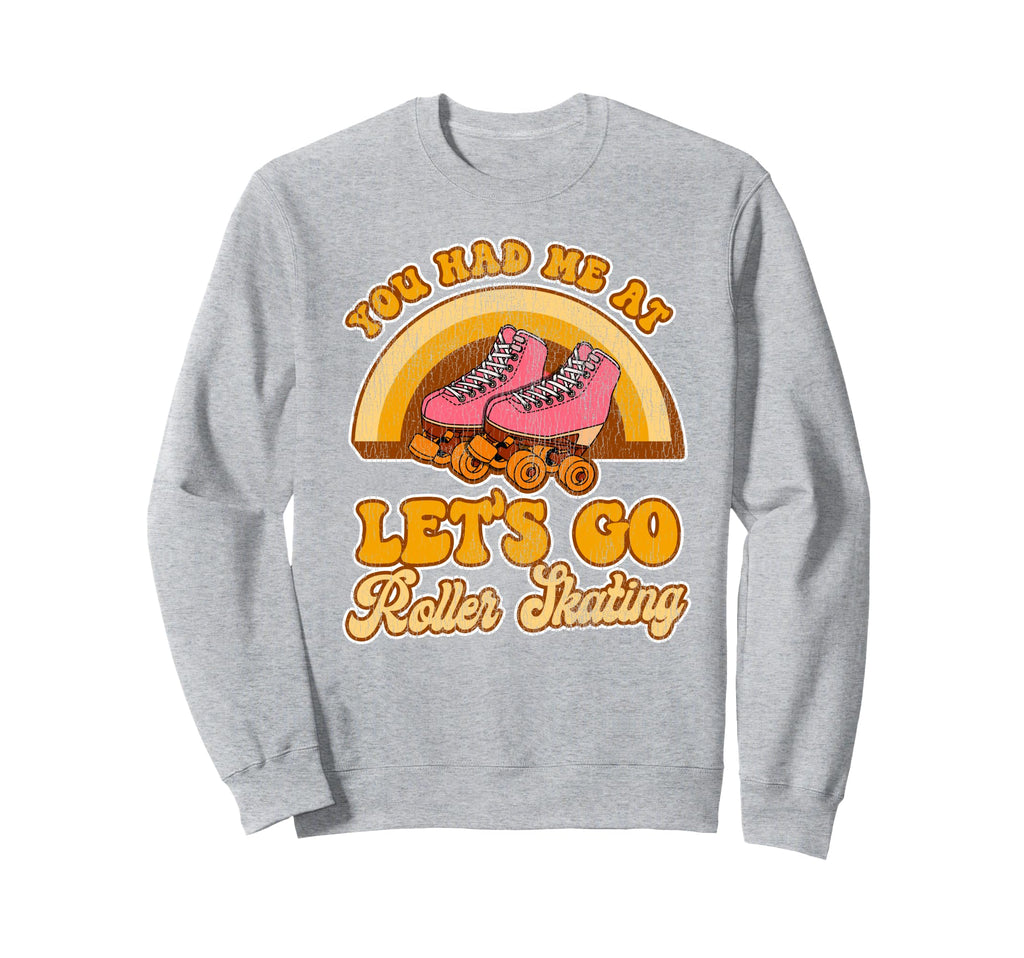 Roller Skating Skate 1970S Sweatshirt - Minimalist Print Men Women - T-Shirt, Sweatshirt, Hoodie