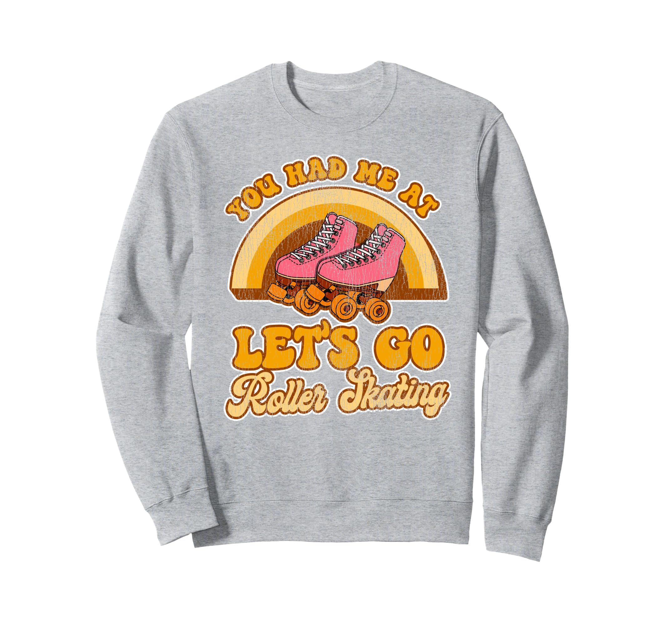 Roller Skating Skate 1970S Sweatshirt - Minimalist Print Men Women - T-Shirt, Sweatshirt, Hoodie