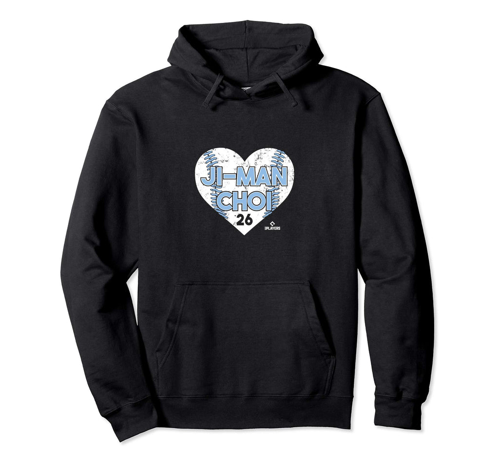 Ji Choi Heart Baseball Hoodie - Custom Art Print Unisex - T-Shirt, Sweatshirt, Hoodie