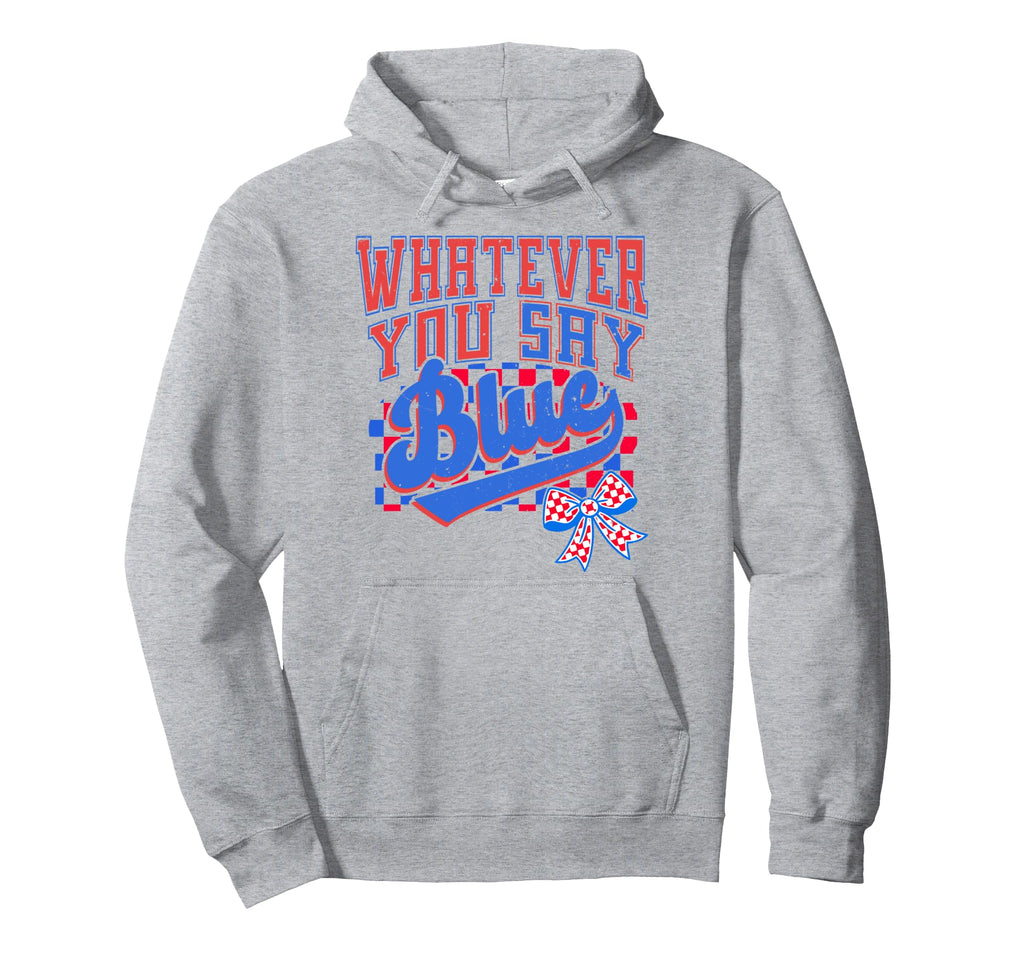 Checker Baseball Coquette Whatever You Hoodie - Graphic Print for Adults - T-Shirt, Sweatshirt, Hoodie