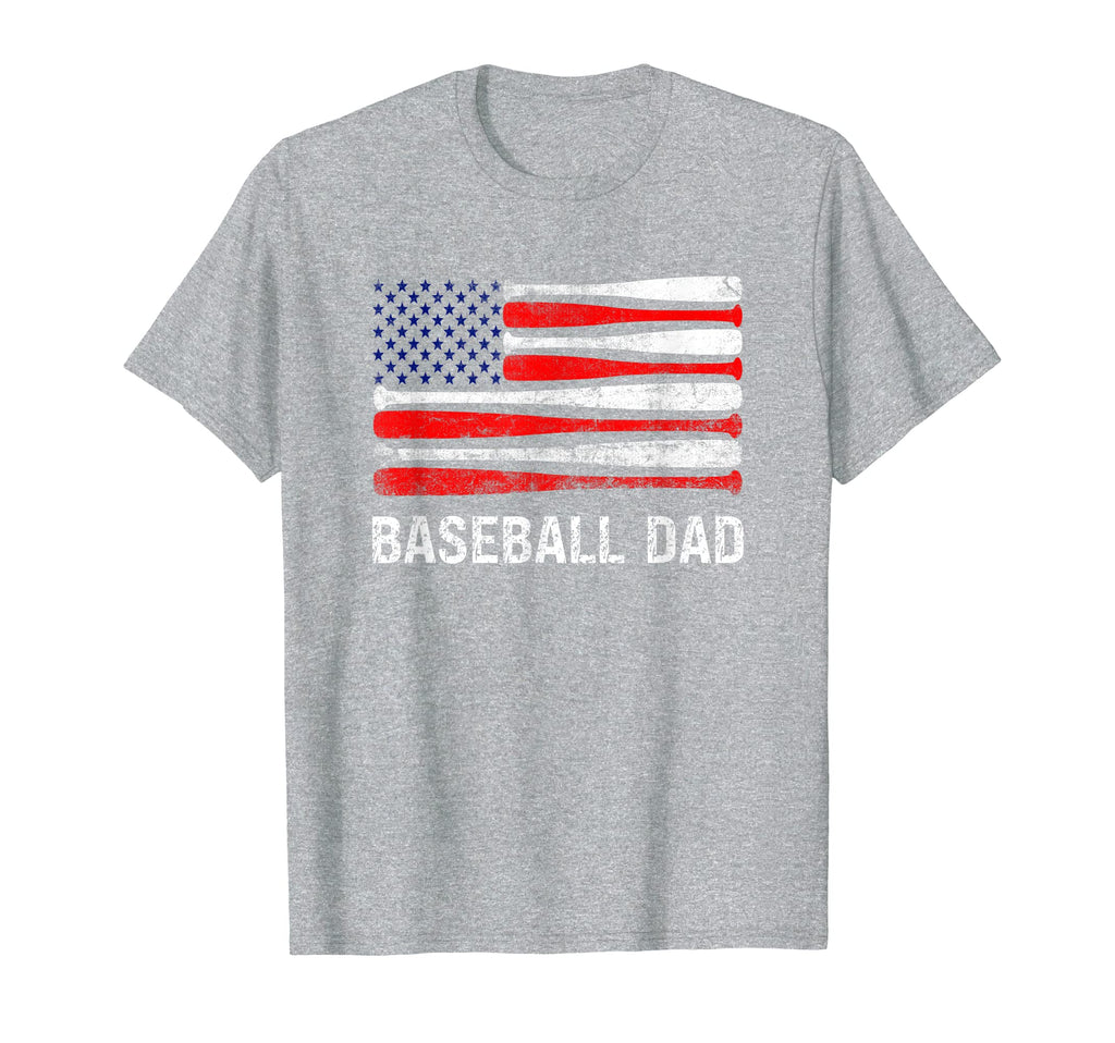 Mens American Baseball Dad Baseball T-Shirt - Streetwear Style Unisex - T-Shirt, Sweatshirt, Hoodie
