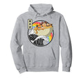 Cats Eating Ramen Kanagawa Wave Kawaii Hoodie - Aesthetic Graphic Unisex - T-Shirt, Sweatshirt, Hoodie