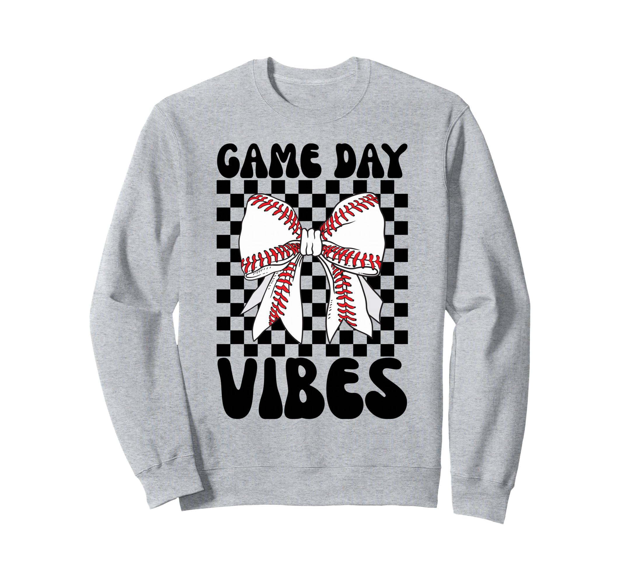 Game Day Vibes Coquette Bow Sweatshirt - Aesthetic Graphic for Adults - T-Shirt, Sweatshirt, Hoodie