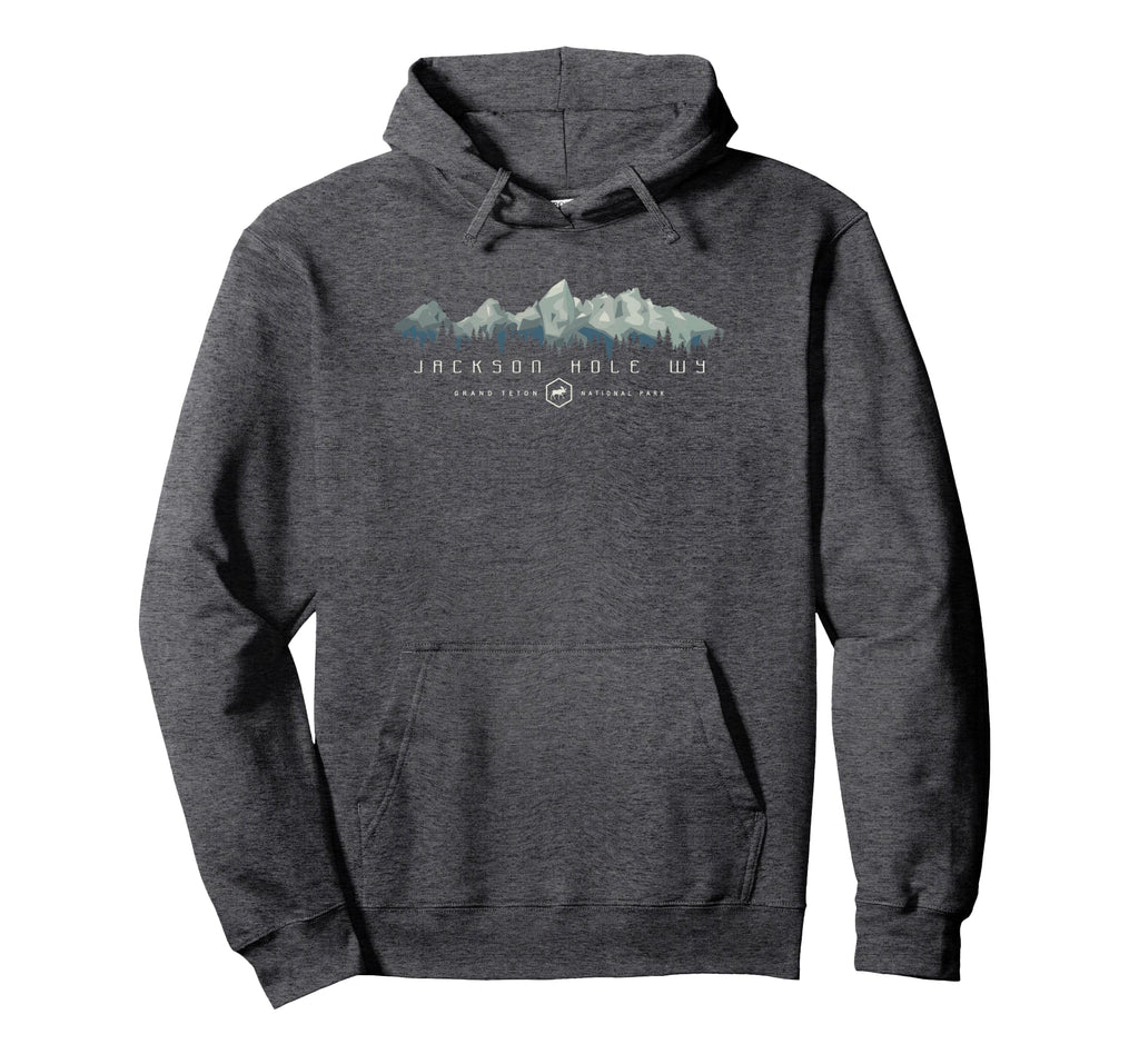 Grand Teton National Park Hoodie - Custom Art Print for Adults - T-Shirt, Sweatshirt, Hoodie