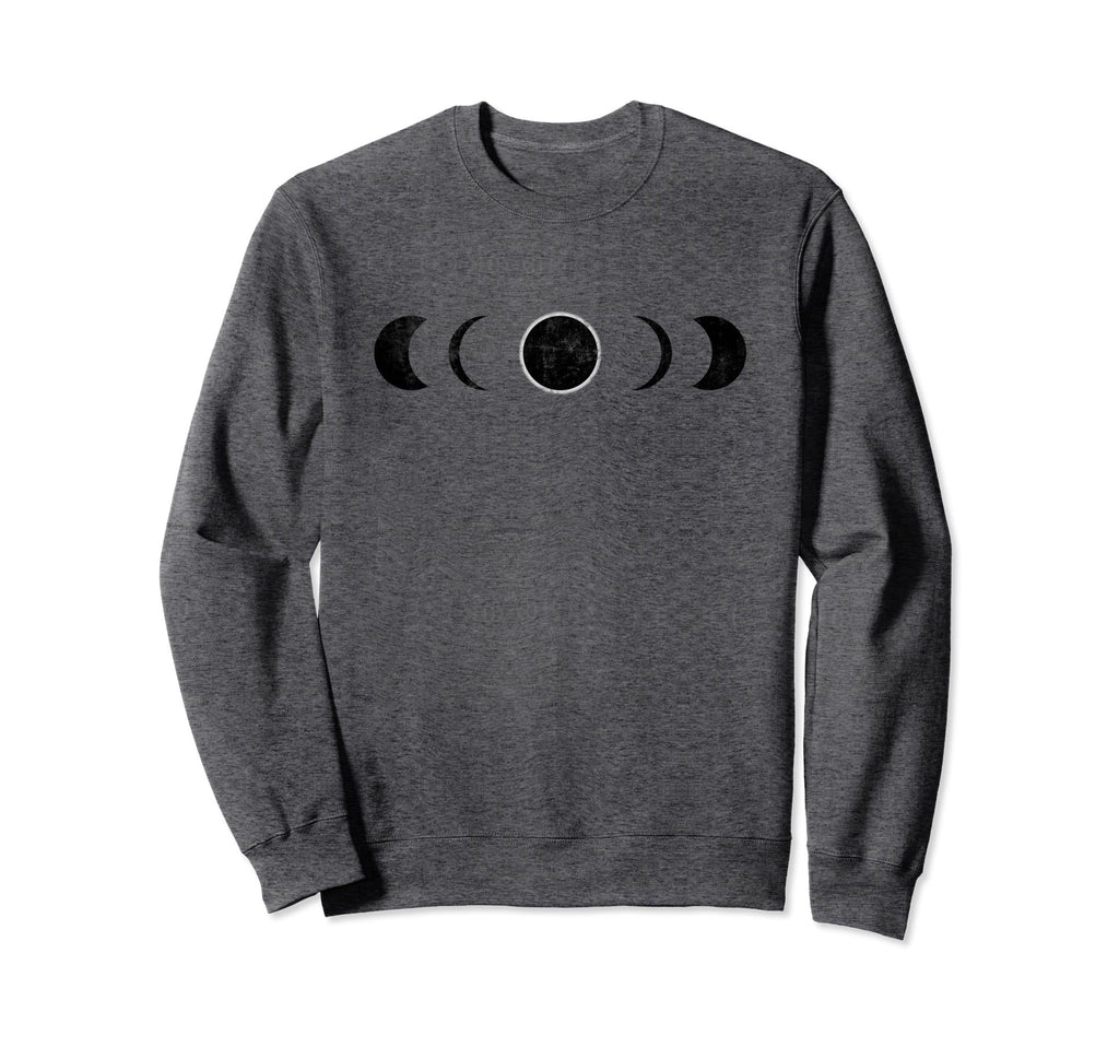 2024 Total Solar Eclipse Distressed Sweatshirt - Unique Graphic Unisex - T-Shirt, Sweatshirt, Hoodie