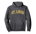 St Louis Missouri Distressed Hoodie - Fun Novelty Design Men Women - T-Shirt, Sweatshirt, Hoodie
