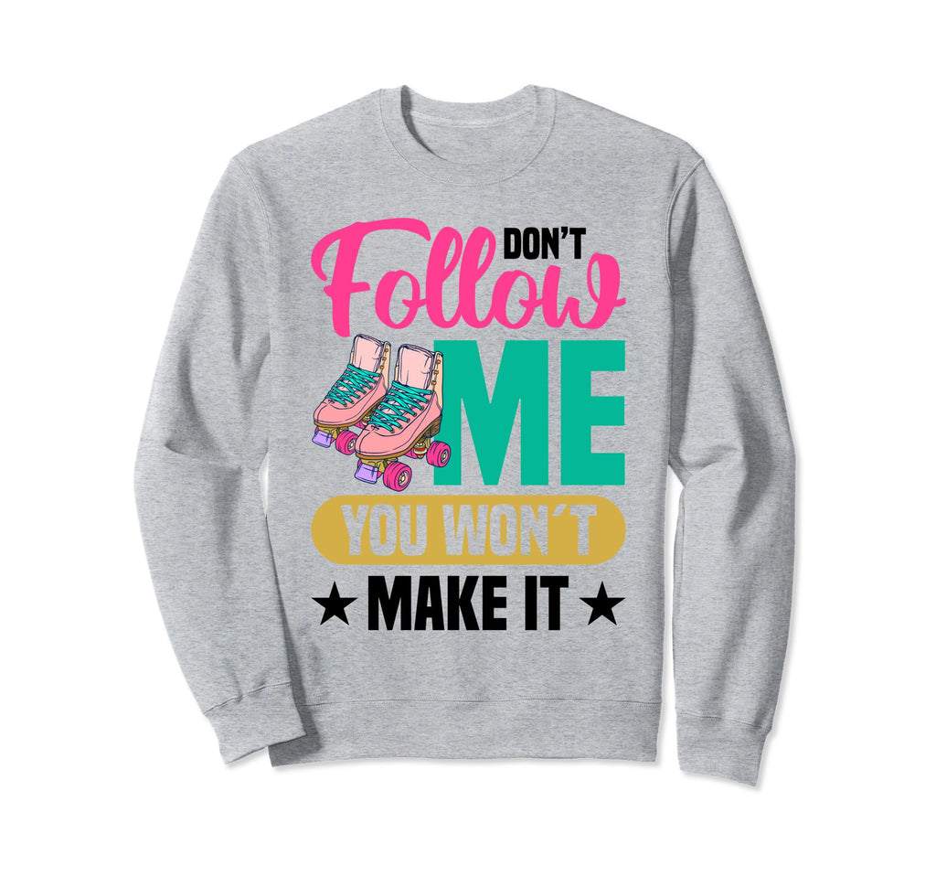 Rollerskate Roller 80S Skating Sweatshirt - Unique Graphic Men Women - T-Shirt, Sweatshirt, Hoodie