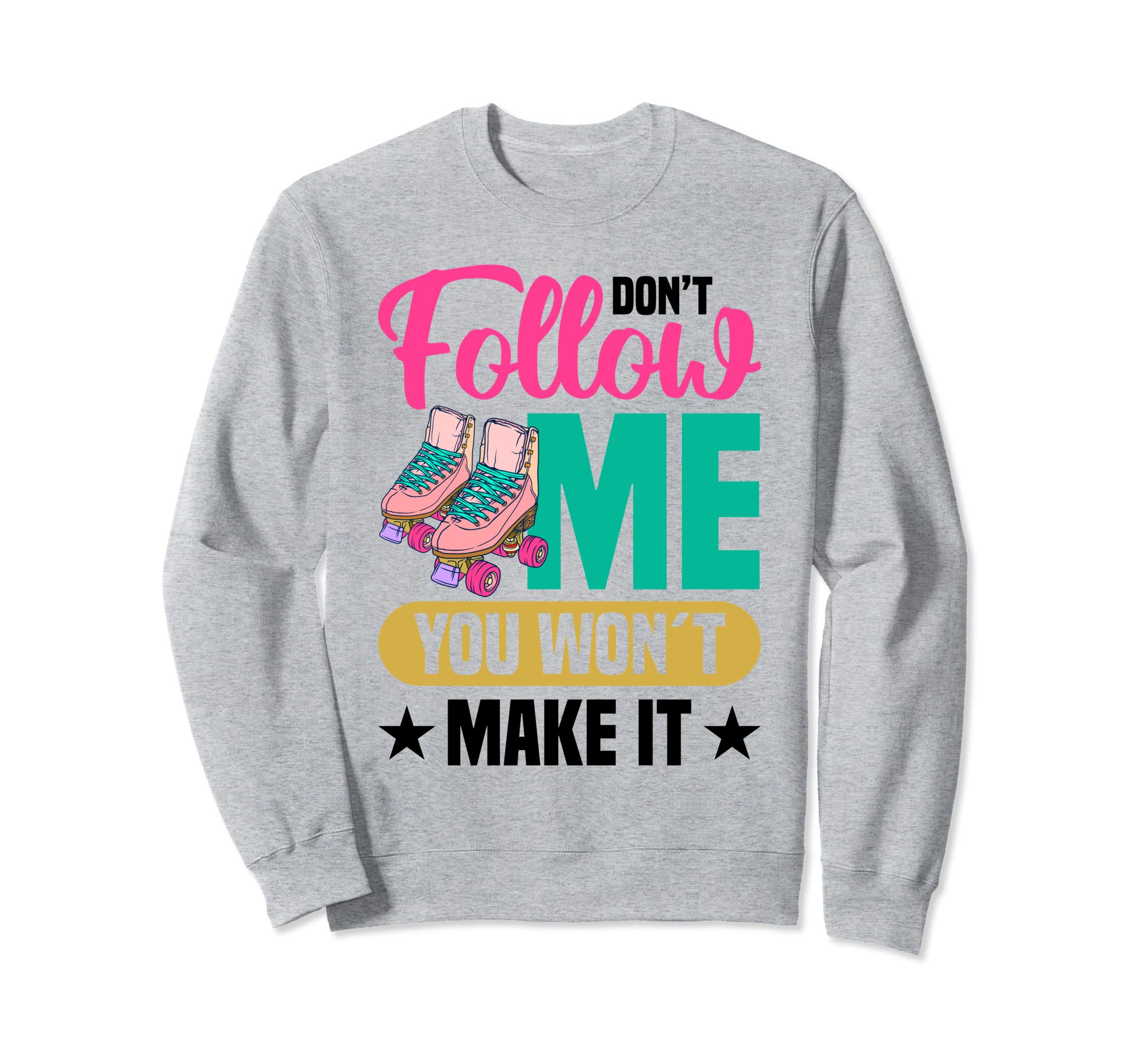 Rollerskate Roller 80S Skating Sweatshirt - Unique Graphic Men Women - T-Shirt, Sweatshirt, Hoodie