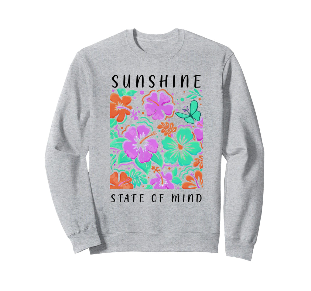 Boho Sunshine State Mind Sweatshirt - Casual Everyday Wear for Adults - T-Shirt, Sweatshirt, Hoodie