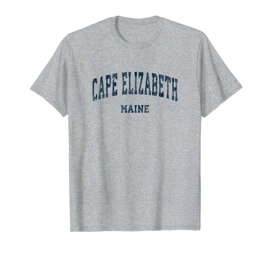 Cape Elizabeth Maine Me Varsity T-Shirt - Casual Everyday Wear Unisex - T-Shirt, Sweatshirt, Hoodie