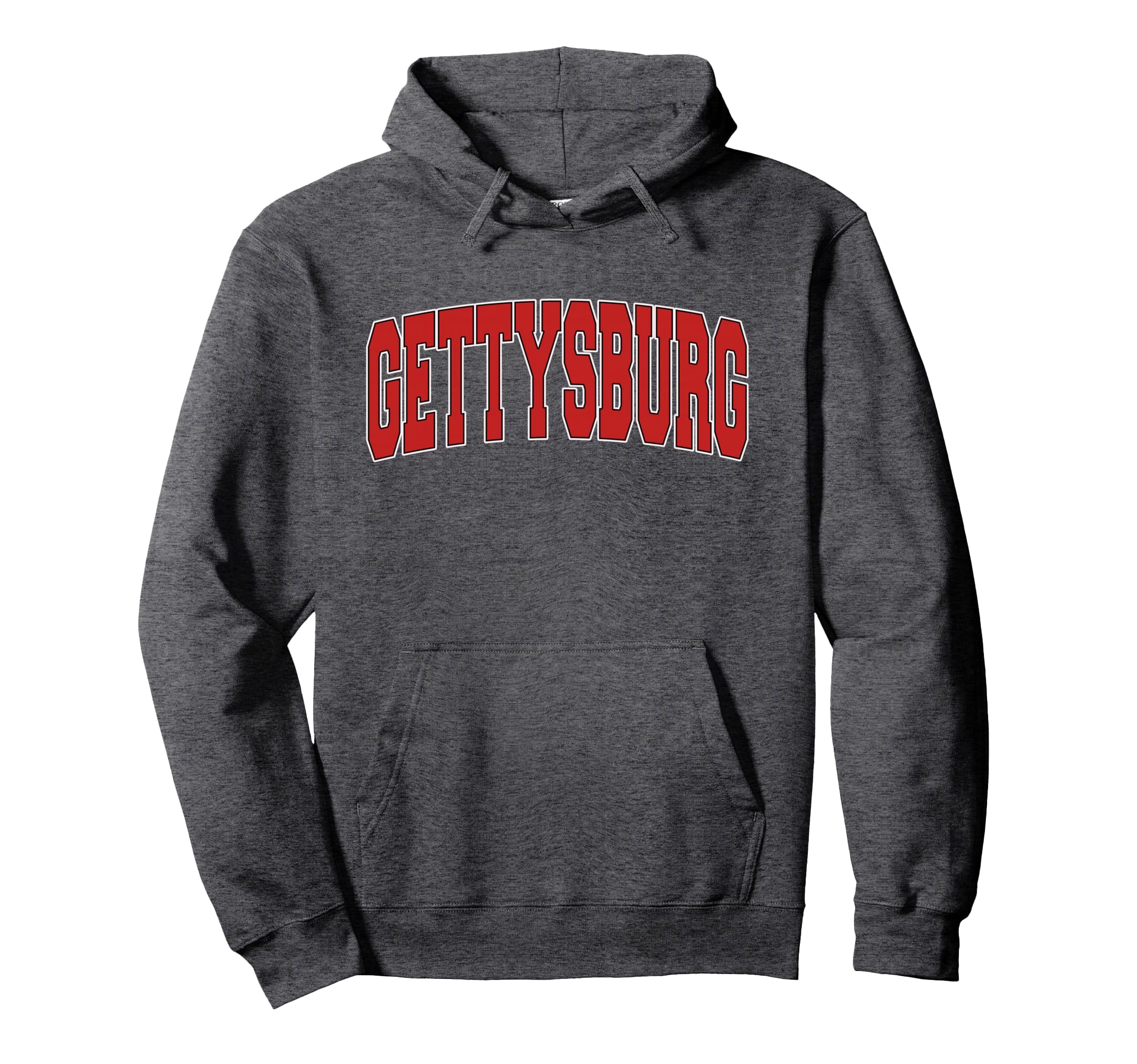 Gettysburg Pa Pennsylvania Varsity Usa Hoodie - Minimalist Print Unisex - T-Shirt, Sweatshirt, Hoodie