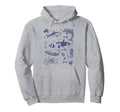 Ocean Life Sea Aesthetic Dolphin Hoodie - Casual Everyday Wear Men Women - T-Shirt, Sweatshirt, Hoodie