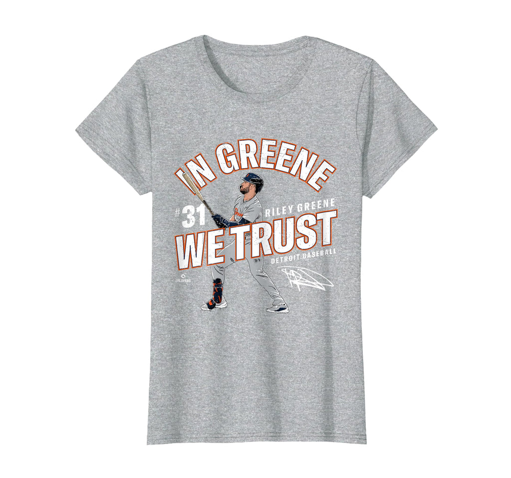 Greene We Trust Riley Greene Detroit T-Shirt - Custom Art Print Unisex - T-Shirt, Sweatshirt, Hoodie
