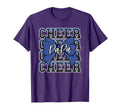 Cheer Papa Dad Daddy Bow Sport Cheerleader T-Shirt - Graphic Print Unisex - T-Shirt, Sweatshirt, Hoodie