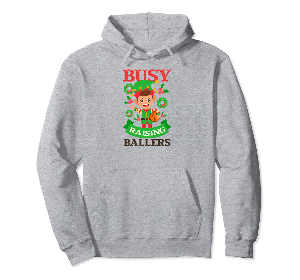 Busy Raising Ballers Basketball Hoodie - Unique Graphic Unisex - T-Shirt, Sweatshirt, Hoodie