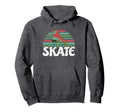 Distressed Roller Skate Roller Hoodie - Custom Art Print for Adults - T-Shirt, Sweatshirt, Hoodie