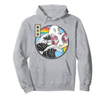 Surfing Ghost Strawberry Milk Hoodie - Casual Everyday Wear for Adults - T-Shirt, Sweatshirt, Hoodie