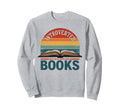 Colorful Boho Librarian Bookworm Sweatshirt - Trendy Graphic Men Women - T-Shirt, Sweatshirt, Hoodie