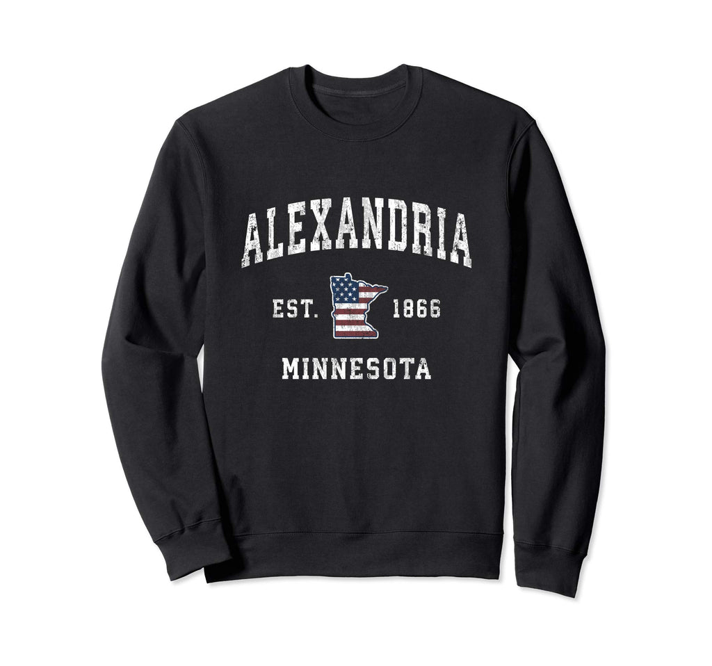 Alexandria Minnesota Mn American Sweatshirt - Trendy Graphic for Adults - T-Shirt, Sweatshirt, Hoodie