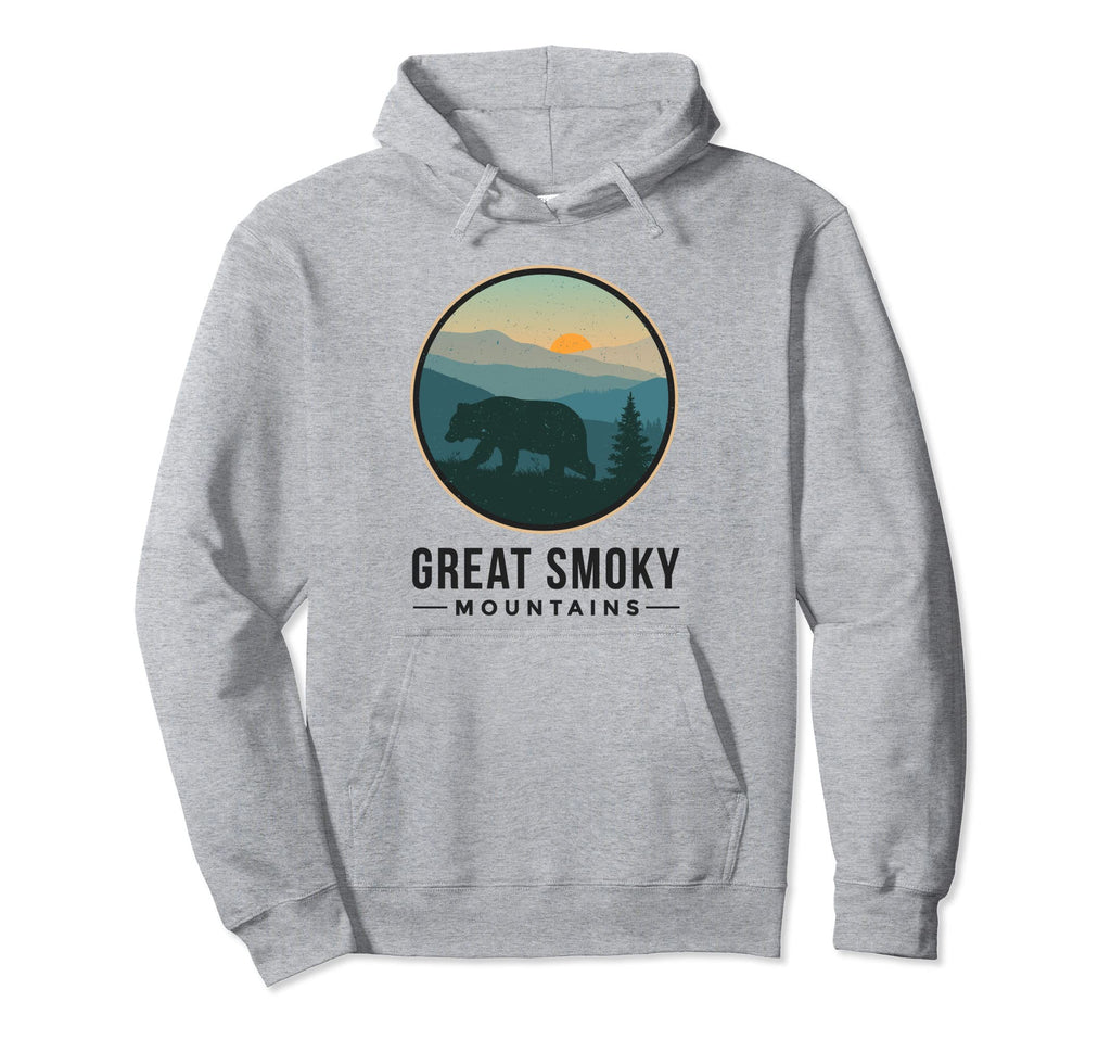 Great Smoky Mountains National Park Bear Hoodie - Unique Graphic Men Women - T-Shirt, Sweatshirt, Hoodie