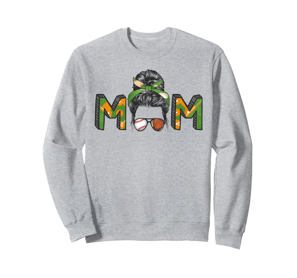Baseball Mom Pride Sporty Mom Vibes Sweatshirt - Custom Art Print Unisex - T-Shirt, Sweatshirt, Hoodie