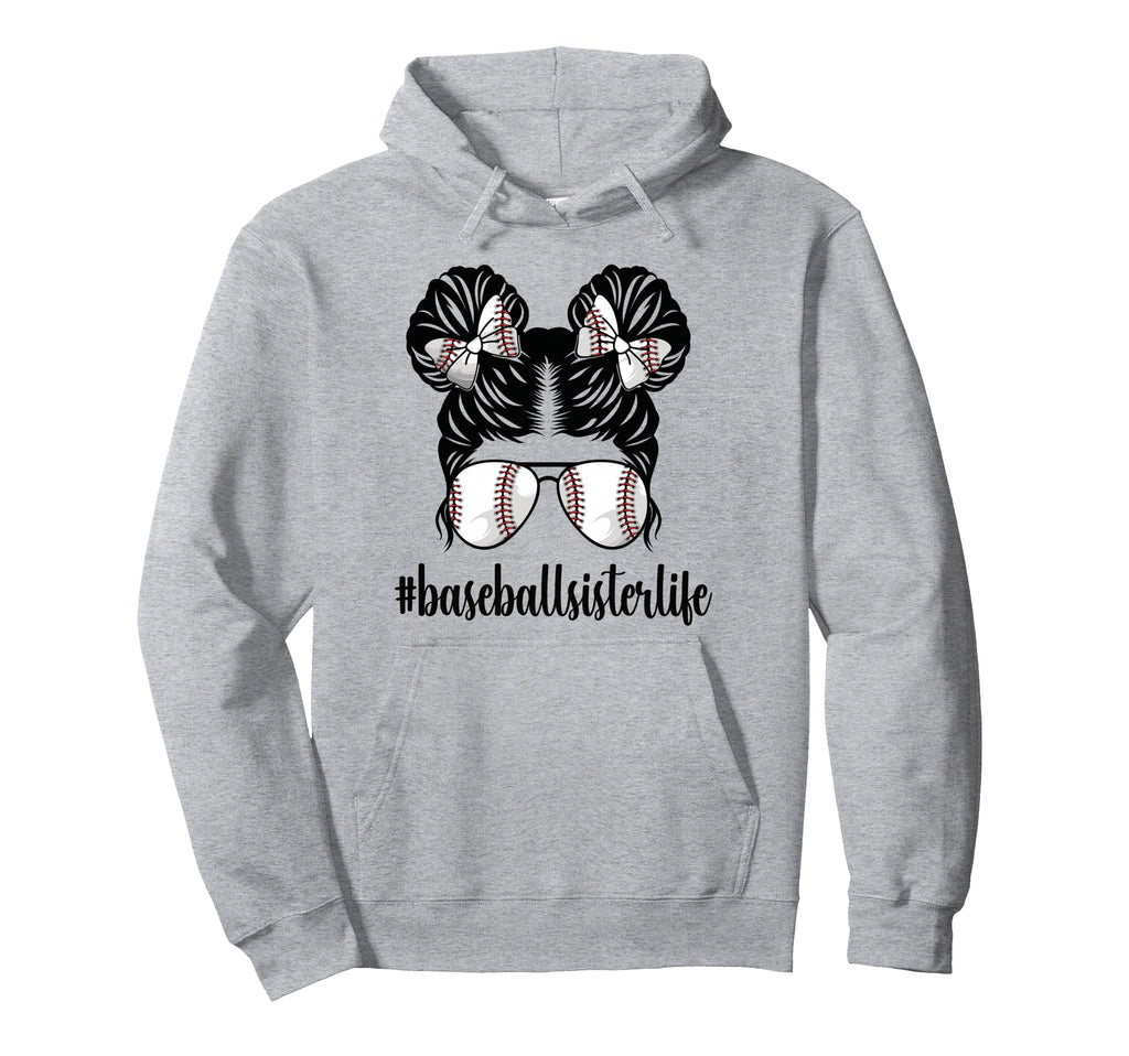 Proud Baseball Sister Baseball Player Hoodie - Casual Everyday Wear Unisex - T-Shirt, Sweatshirt, Hoodie