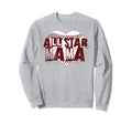 Baseball All Star Mom Softball Sweatshirt - Custom Art Print for Adults - T-Shirt, Sweatshirt, Hoodie