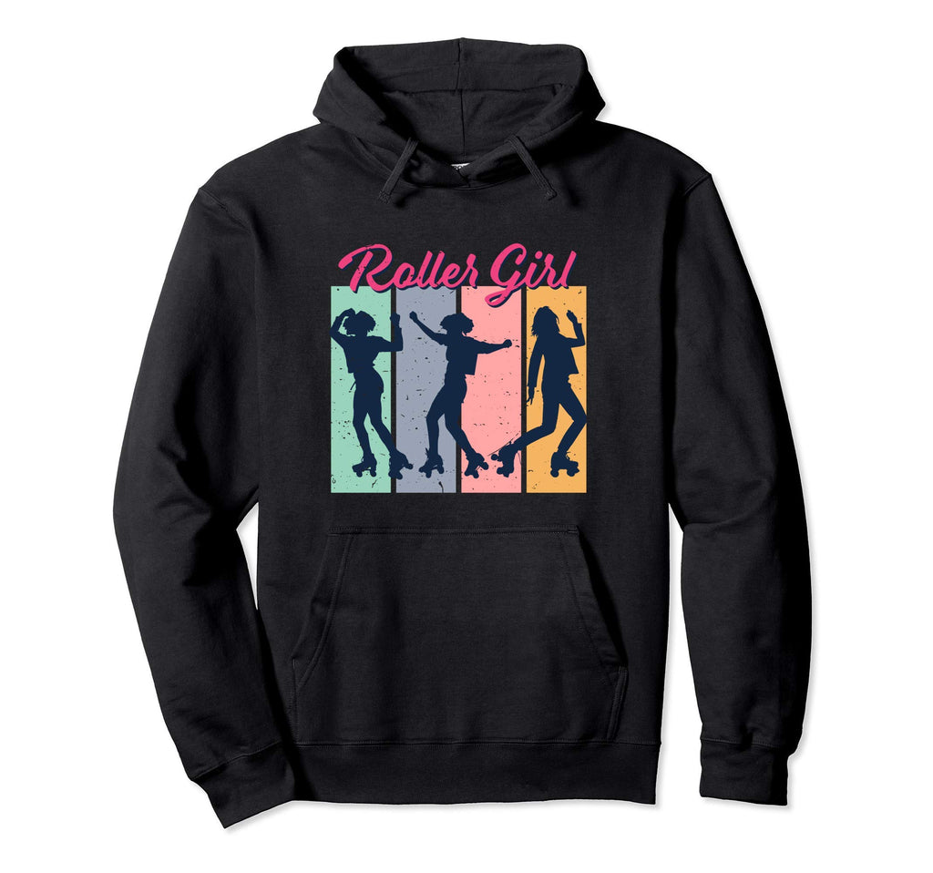 Roller Rollerskating Roller Skate Hoodie - Trendy Graphic Unisex - T-Shirt, Sweatshirt, Hoodie