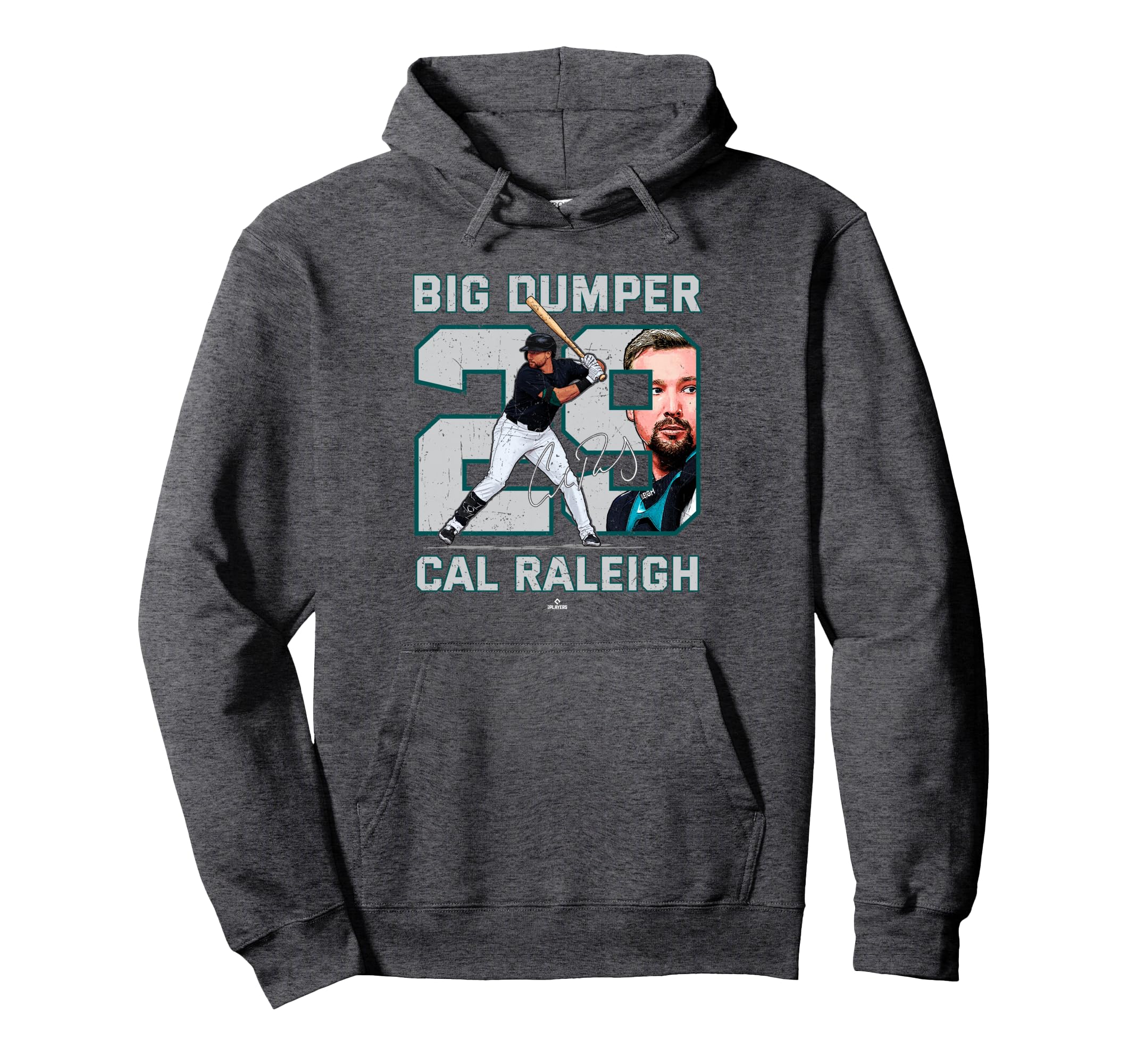 Nickname Big Dumper Cal Raleigh Hoodie - Custom Art Print Men Women - T-Shirt, Sweatshirt, Hoodie