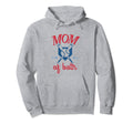 Mom Both Softball Baseball Mama Moms Hoodie - Trendy Graphic Men Women - T-Shirt, Sweatshirt, Hoodie