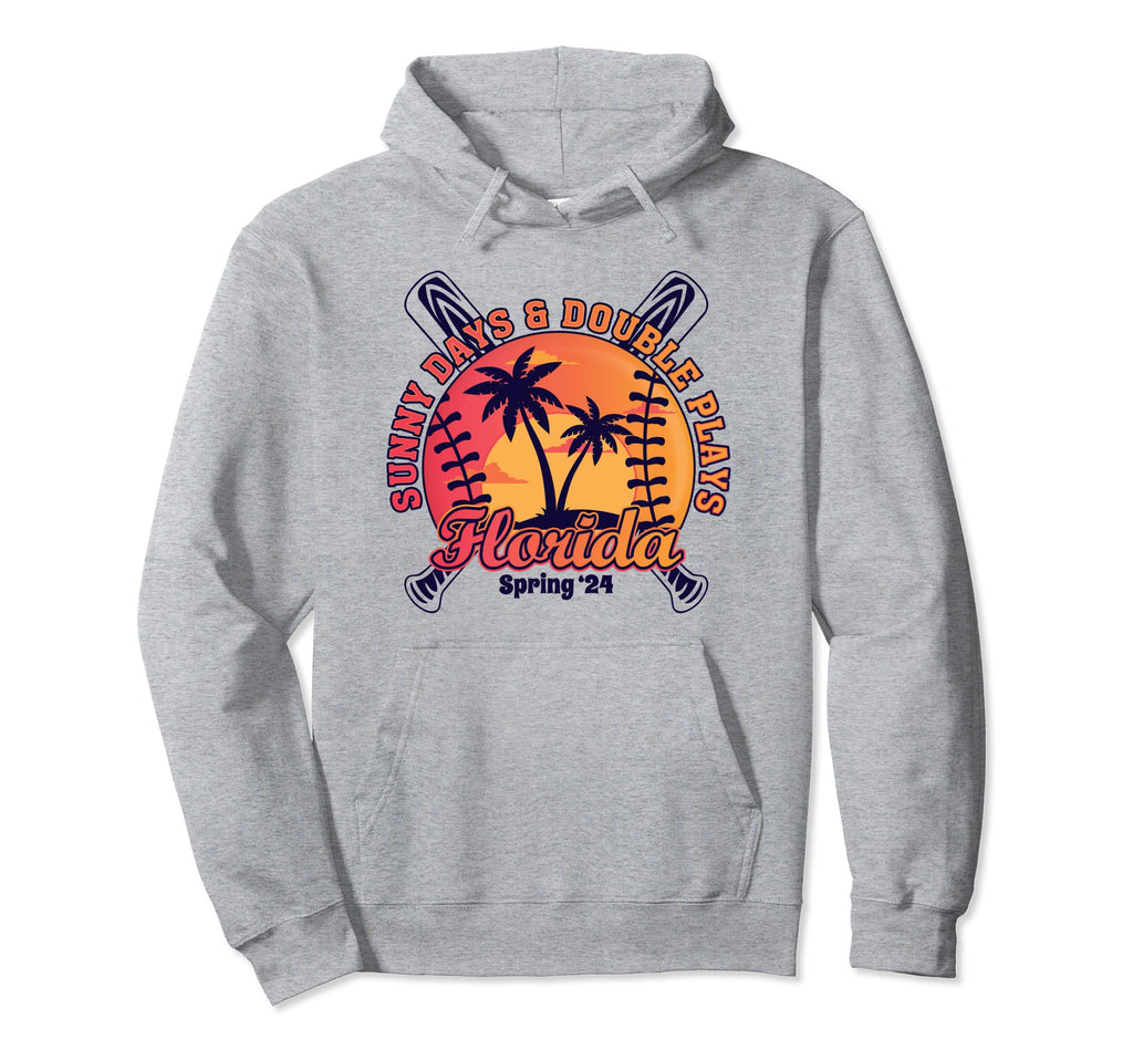 Spring Florida Baseball Family Vacation Hoodie - Novelty Apparel Unisex - T-Shirt, Sweatshirt, Hoodie