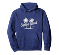 Captiva Island Florida 70S Palm Trees Hoodie - Novelty Apparel Unisex - T-Shirt, Sweatshirt, Hoodie