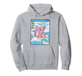 Surfing Axolotl Drinking Strawberry Milk Hoodie - Streetwear Style Unisex - T-Shirt, Sweatshirt, Hoodie