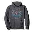 Imagine Hippie People Living Life Hoodie - Custom Art Print for Adults - T-Shirt, Sweatshirt, Hoodie