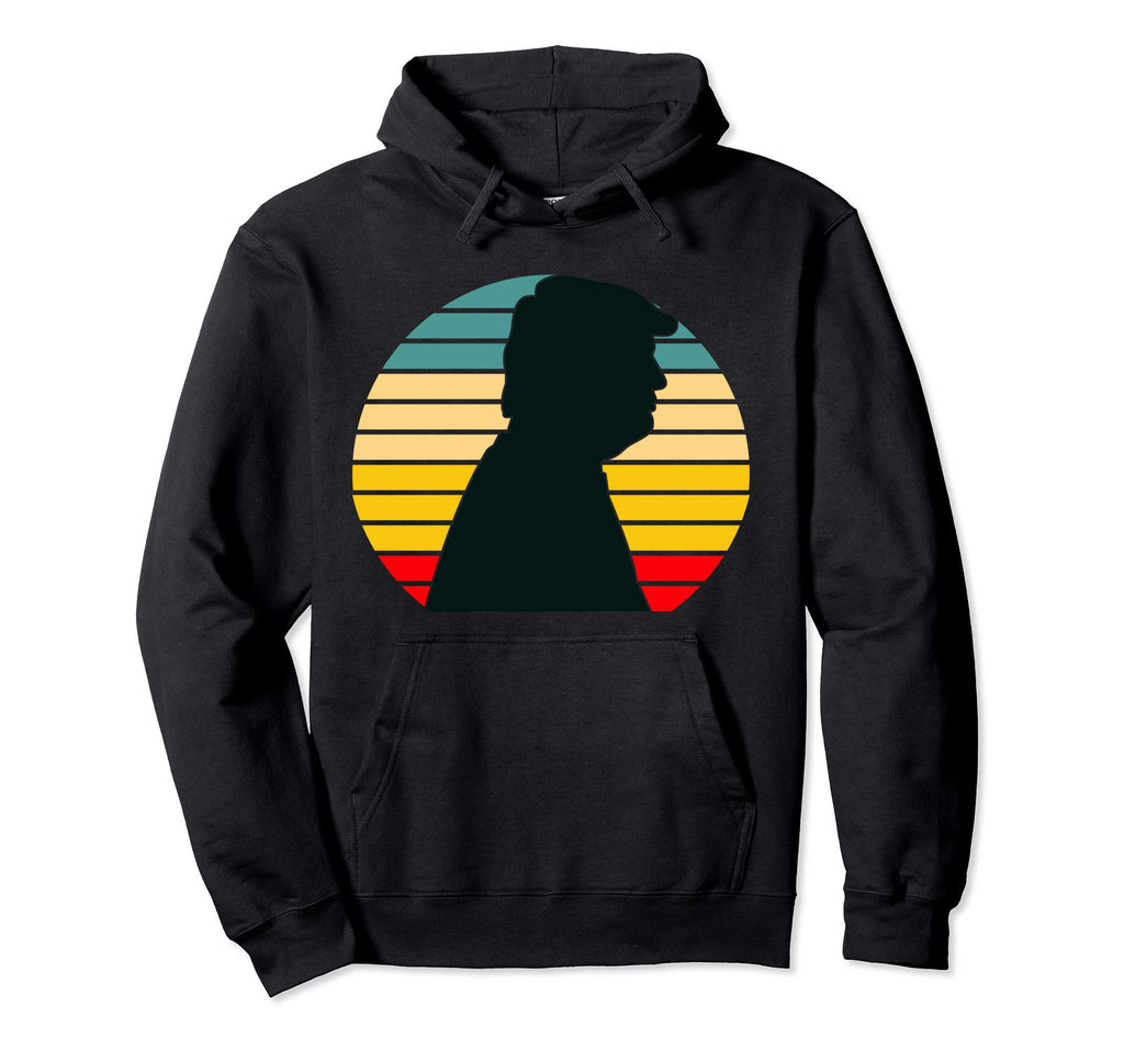 President Trump Sunset Silhouette Hoodie - Custom Art Print Men Women - T-Shirt, Sweatshirt, Hoodie
