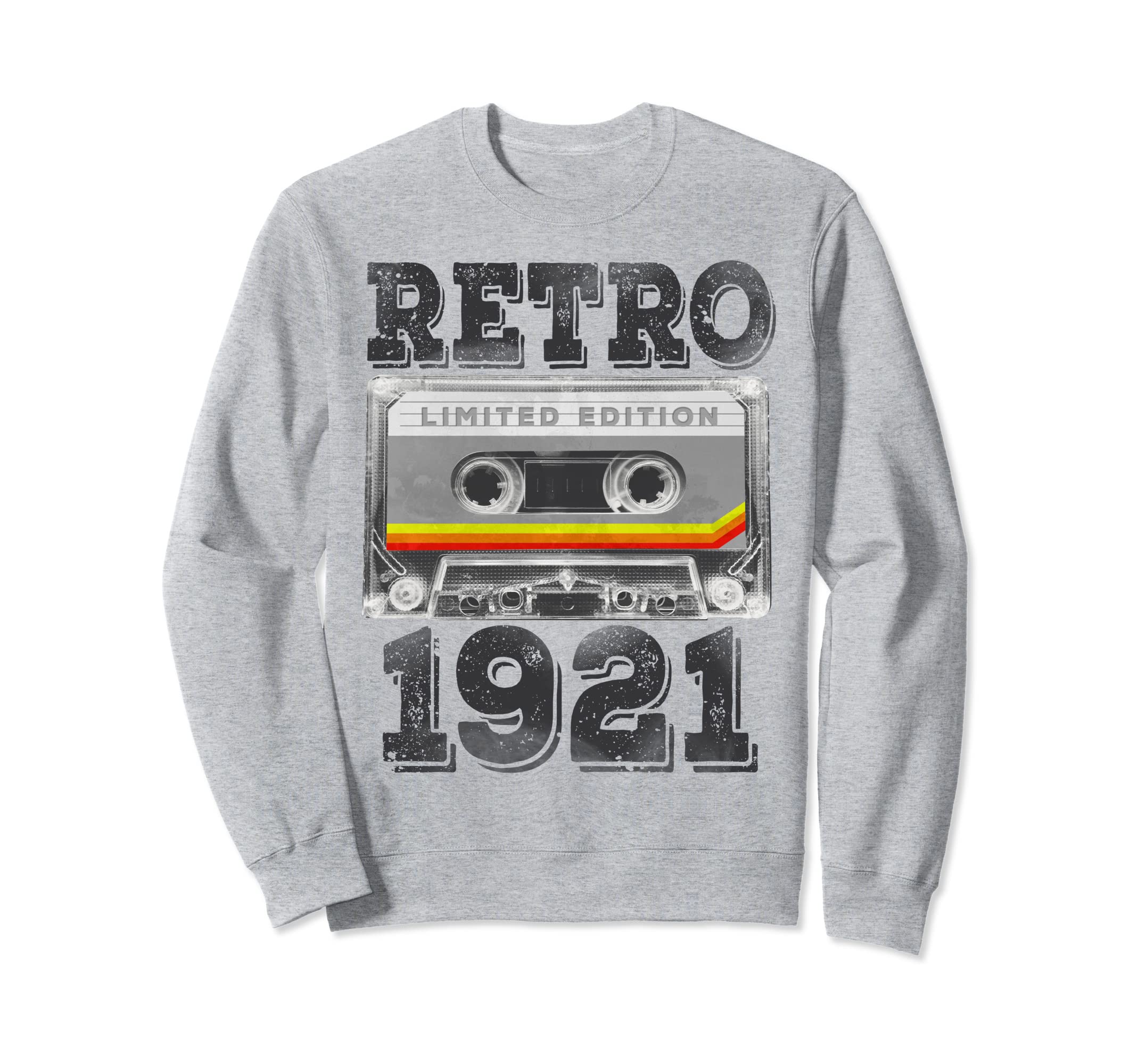 1921 101 Year Old Cassette Tape 101St Sweatshirt - Custom Art Print Unisex - T-Shirt, Sweatshirt, Hoodie
