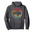 Buffalo Distressed Bison Animal Hoodie - Casual Everyday Wear for Adults - T-Shirt, Sweatshirt, Hoodie