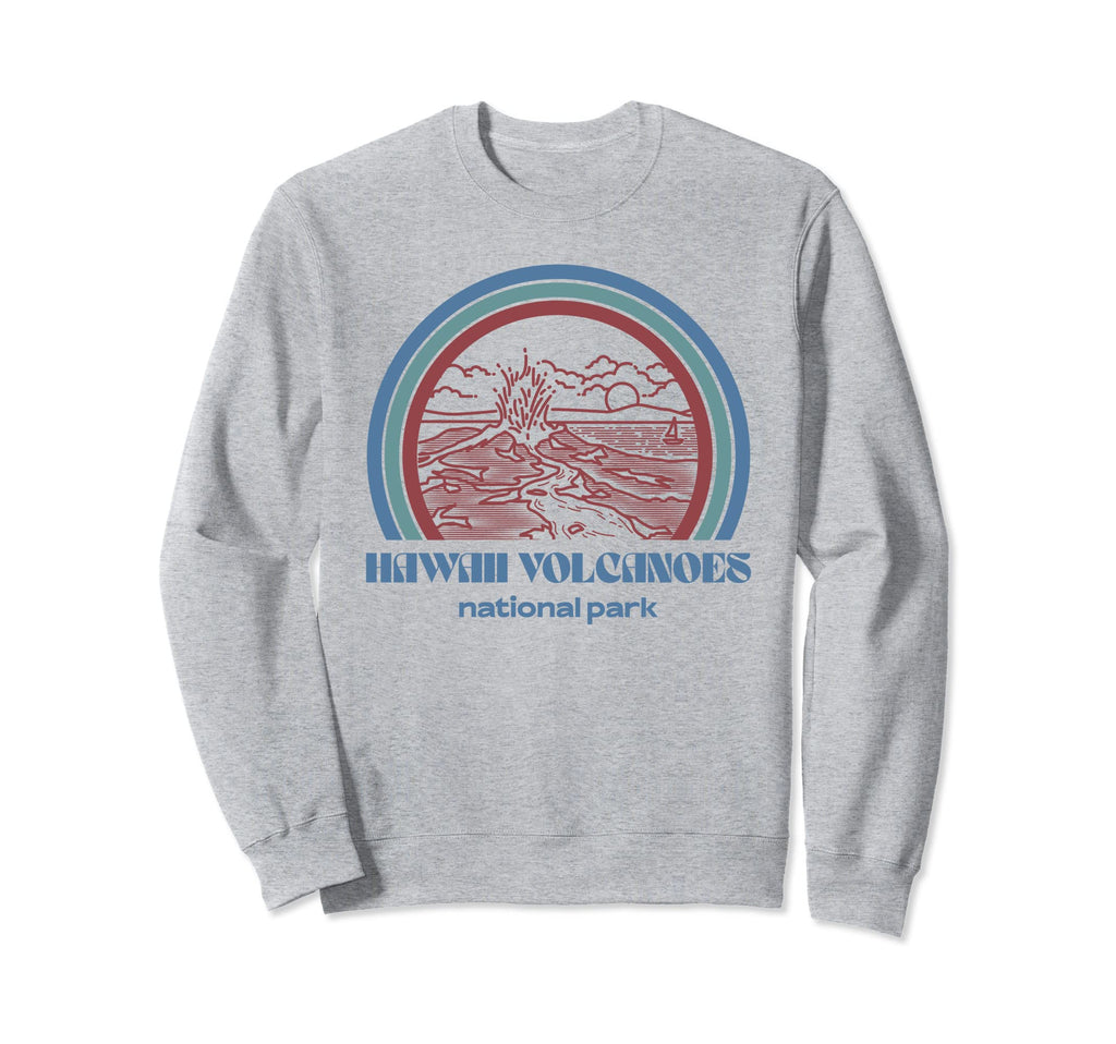 Hawaii Volcanoes National Park Sweatshirt - Minimalist Print Men Women - T-Shirt, Sweatshirt, Hoodie