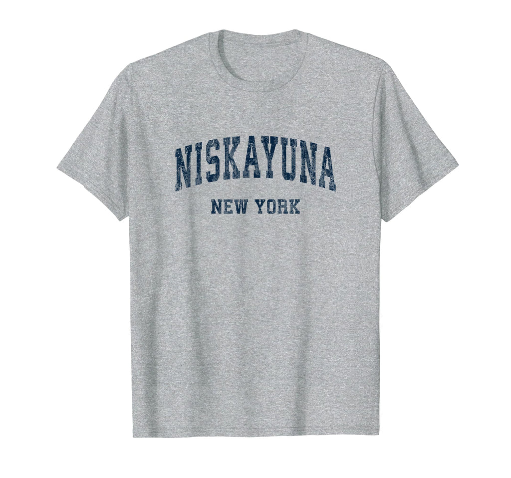 Niskayuna New York Ny Varsity Sports T-Shirt - Novelty Apparel for Adults - T-Shirt, Sweatshirt, Hoodie