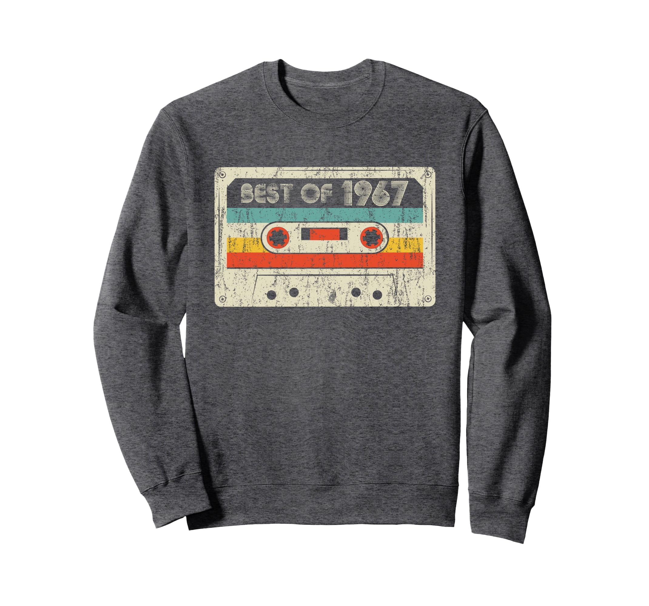 Best 1967 Birthday Yrs 1967 Cassette Sweatshirt - Unique Graphic Unisex - T-Shirt, Sweatshirt, Hoodie