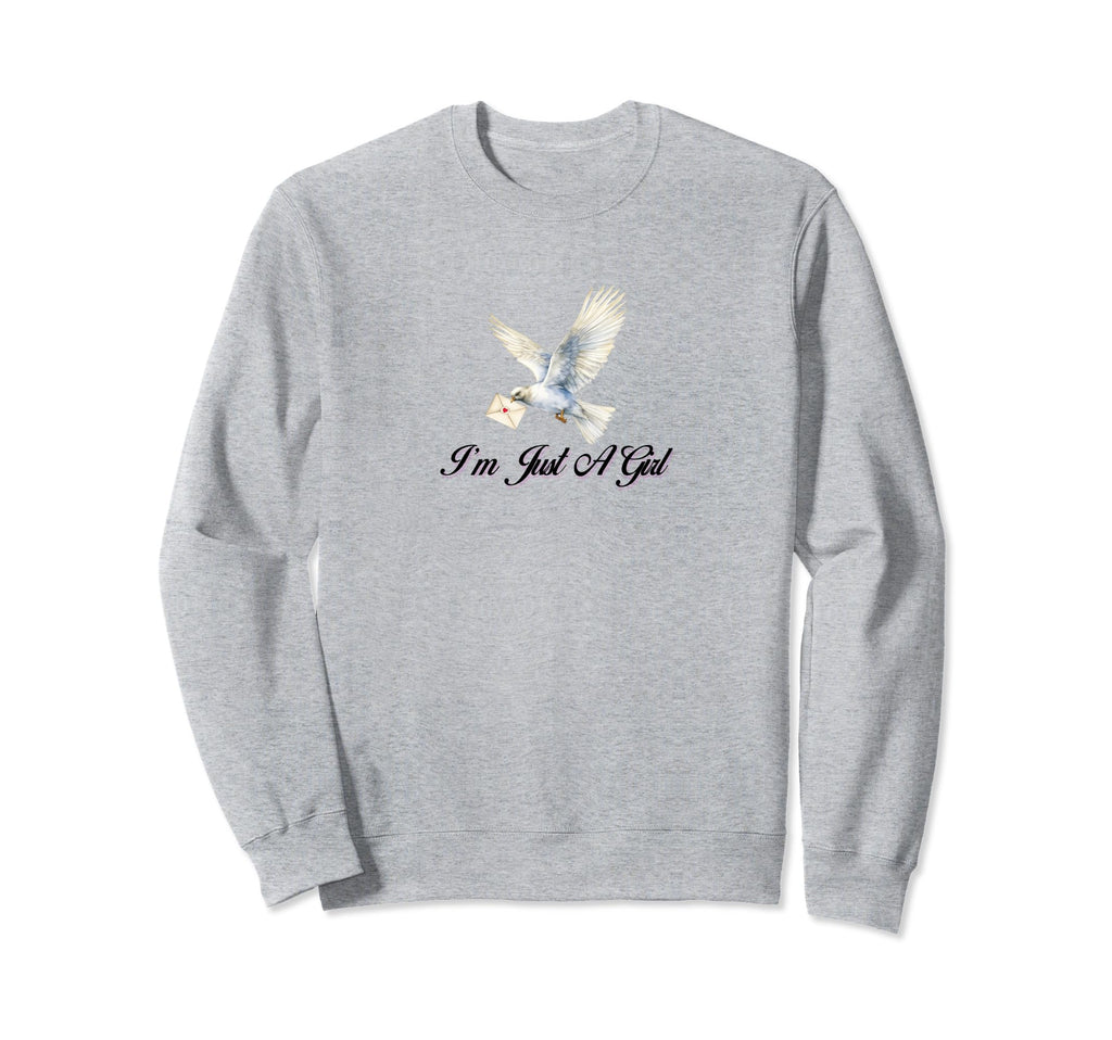Im Just Coquette Dove Ribbon Sweatshirt - Aesthetic Graphic for Adults - T-Shirt, Sweatshirt, Hoodie