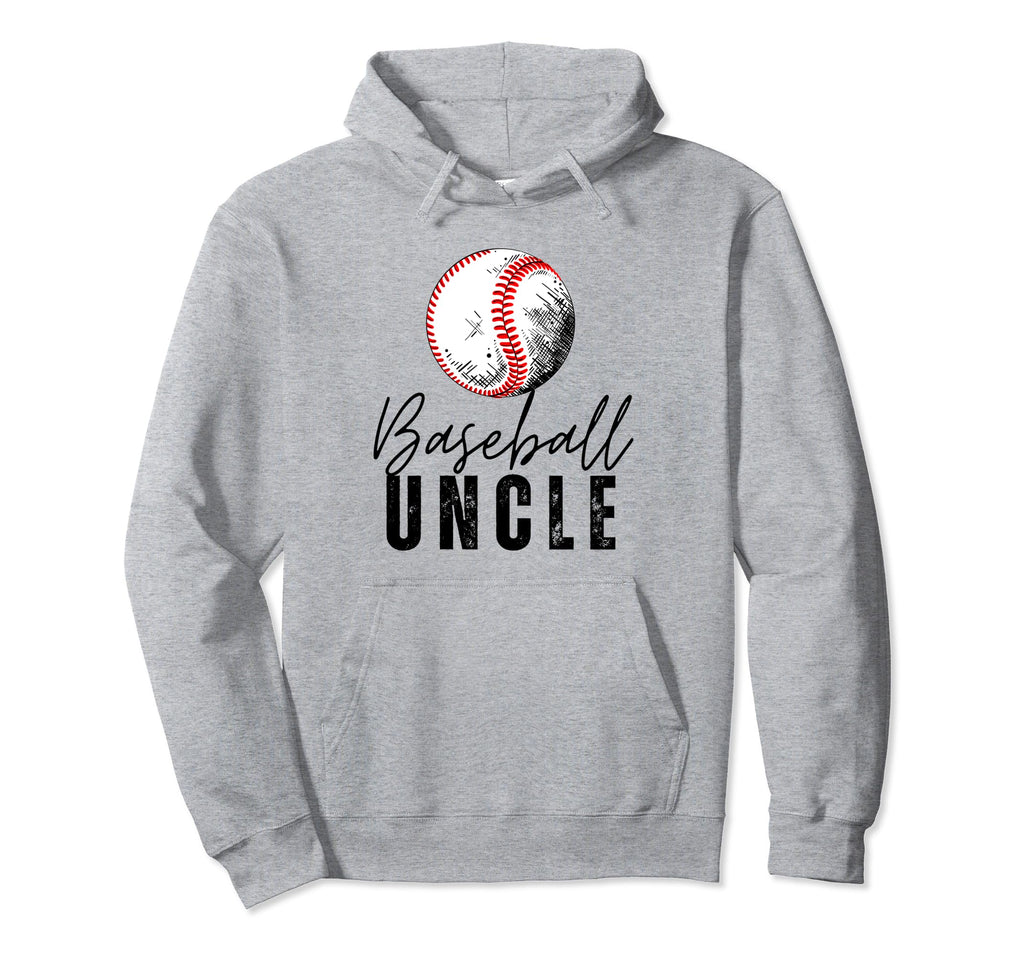 Baseball Uncle Family Matching Funny Hoodie - Casual Everyday Wear Unisex - T-Shirt, Sweatshirt, Hoodie