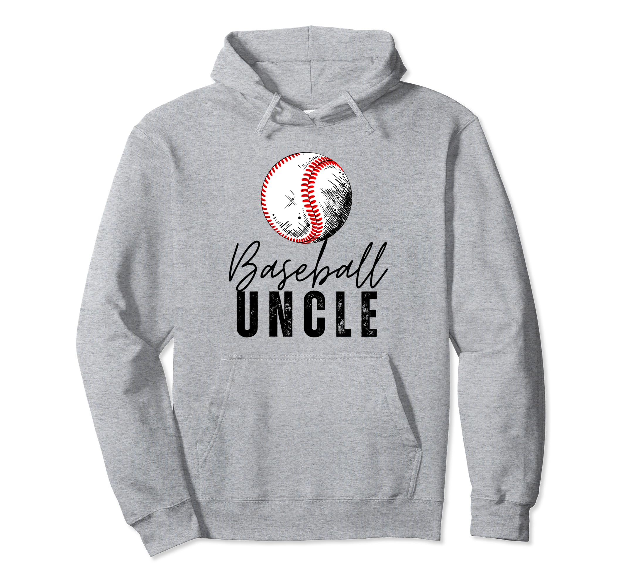 Baseball Uncle Family Matching Funny Hoodie - Casual Everyday Wear Unisex - T-Shirt, Sweatshirt, Hoodie