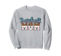 Leopard American Baseball Mom Mama Sweatshirt - Streetwear Style Unisex - T-Shirt, Sweatshirt, Hoodie