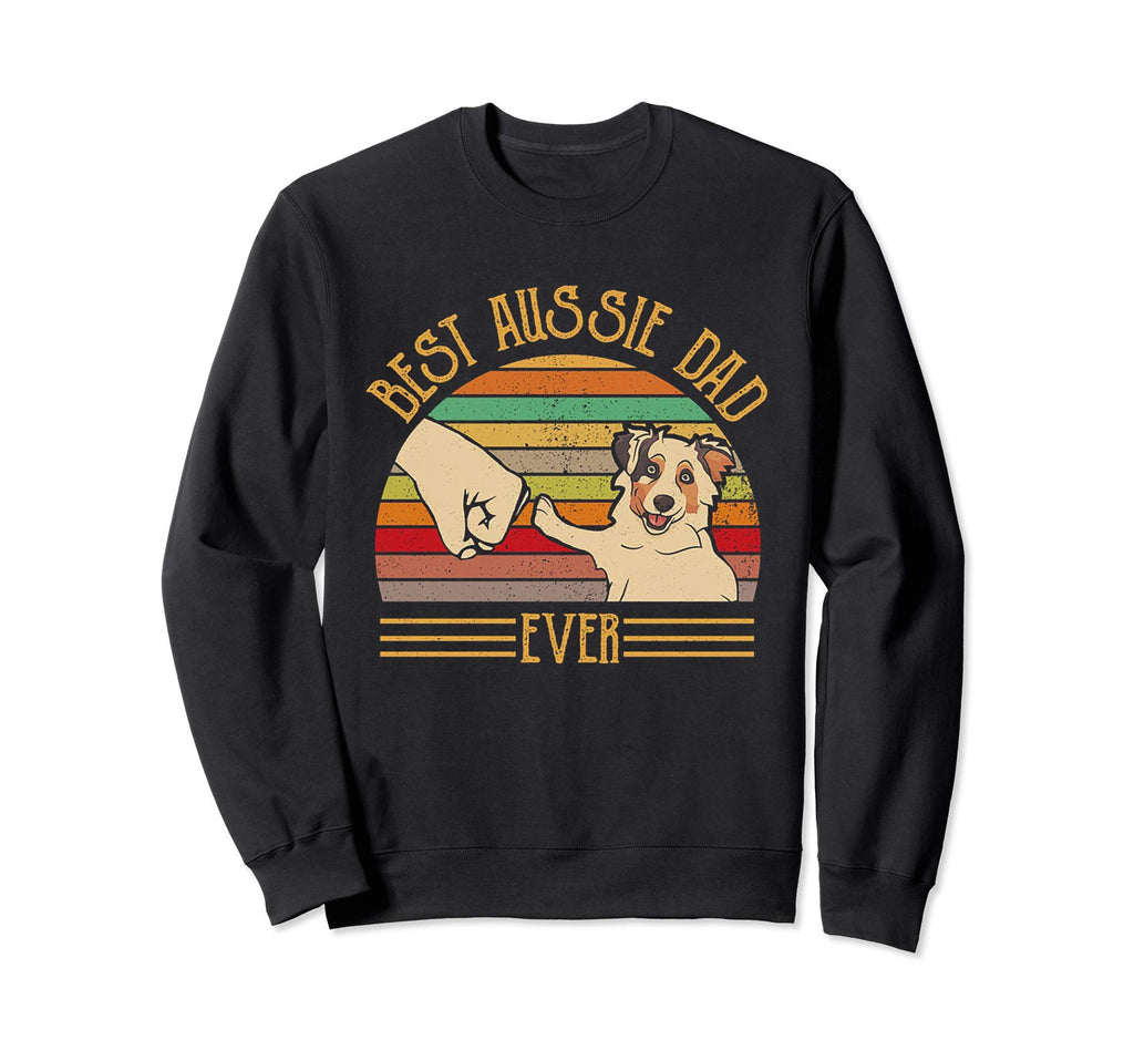 Best Aussie Dad Ever Sunset Sweatshirt - Unique Graphic Unisex - T-Shirt, Sweatshirt, Hoodie