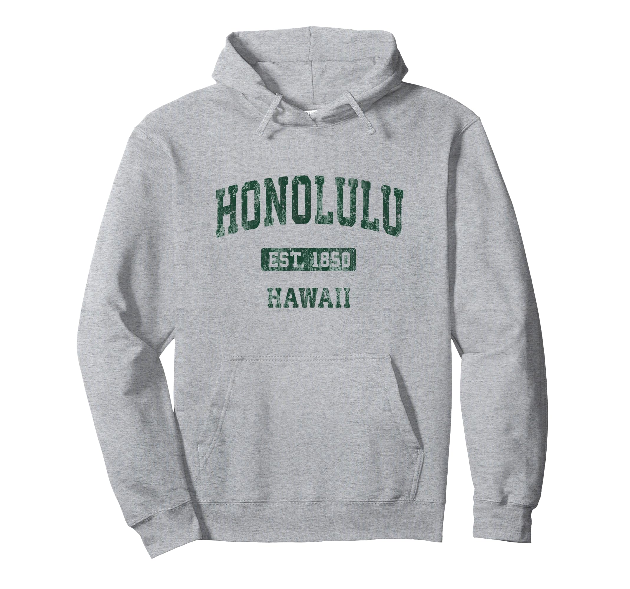 Honolulu Hawaii Hi Athletic Sports Hoodie - Minimalist Print for Adults - T-Shirt, Sweatshirt, Hoodie