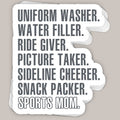 Sports Mom (Grey) Decal - Adult & Kids T-Shirts, Sweatshirts & Hoodies apparel design preview 1