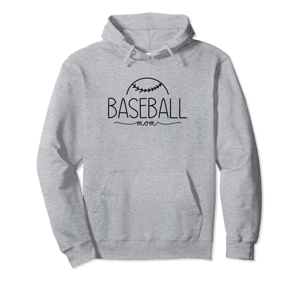 Baseball Mom Hoodie - Minimalist Print for Adults - T-Shirt, Sweatshirt, Hoodie